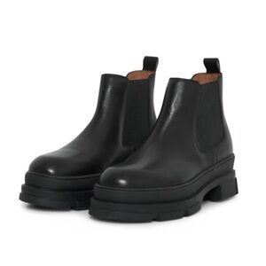 ICHI Women’s Jemma Leather Chelsea Ankle Boot